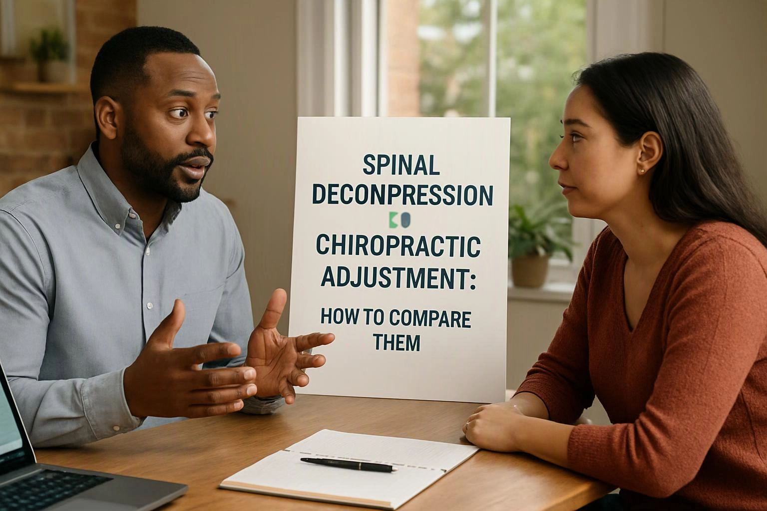 Spinal Decompression or Chiropractic Adjustment: How to Compare Them