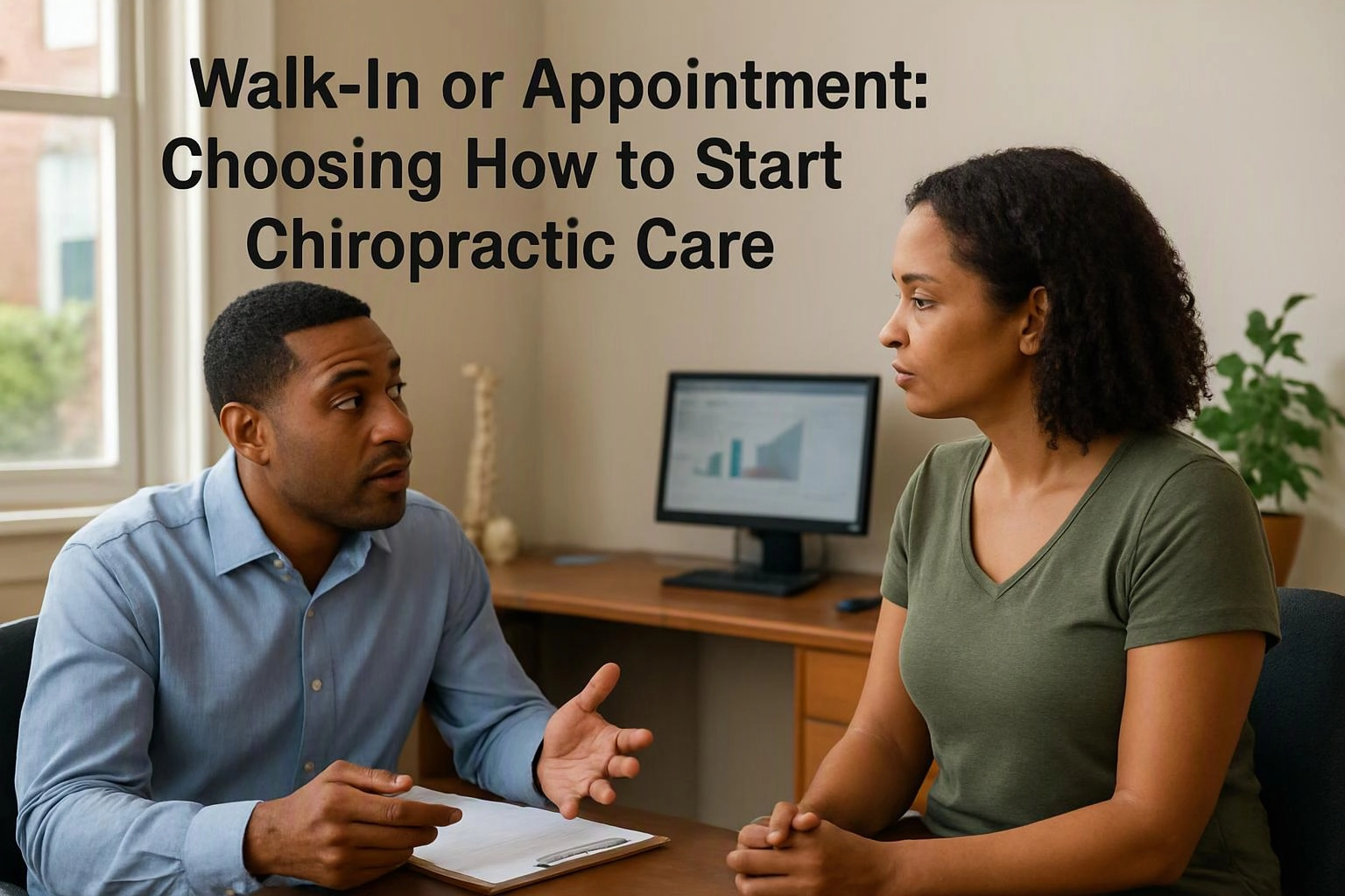 Walk-In or Appointment: Choosing How to Start Chiropractic Care